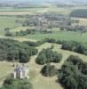 Photos aériennes de Écos (27630) - Autre vue | Eure, Normandie, France - Photo réf. 33227 - Le chteau du Chesnay, restaur de 1858  1863 et arborant une splendide dcoration no-moyengeuse.