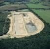 Photos aériennes de "traitement" - Photo réf. 36267 - Site de traitement de déchets dans la région de Bourges (Cher).