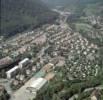 Photos aériennes de "vallée" - Photo réf. 37515 - La ville de Kaysersberg niche dans la valle de la Weiss, cerne par les vignes et la fort.