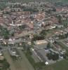Photos aériennes de Sainte-Croix-en-Plaine (68127) | Haut-Rhin, Alsace, France - Photo réf. 37733 - Dans le coin droit de l'image se situe l'cole maternelle et l'cole primaire avec, devant, le foyer paroissial.