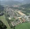 Photos aériennes de Munster (68140) | Haut-Rhin, Alsace, France - Photo réf. 37860 - A droite de la route dpartementale : l'ancienne usine aujourd'hui partiellement reconvertie.