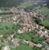 Photos aériennes de Metzeral (68380) - Autre vue | Haut-Rhin, Alsace, France - Photo réf. 38125 - La traverse de Metzeral par la route reliant Muhlbach (au fond)  Sonderbach.