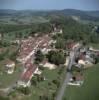 Photos aériennes de "lutte" - Photo réf. 38235 - Aux frontires du dpartement de l'Ain, le village symbolise la lutte opinitre de la Petite Montagne pour la survie d'un canton rural et d'un certain art de vivre.