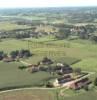 Photos aériennes de "village" - Photo réf. 39748 - Village à l'architecture bressane traditionnelle avec beau panorama sur la Seille, connu pour ses fabriques de chaises.