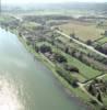 Photos aériennes de Mâcon (71870) | Saône-et-Loire, Bourgogne, France - Photo réf. 39794 - C'est ici que l'affluent est le moins large, et que le courant se calme.