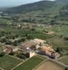 Photos aériennes de "Eglise" - Photo réf. 40007 - Pays de vignobles, Buissires doit aussi son charme  ses coteaux, ses vignes, sa petite glise romane classe, ses maisons mconnaises  galerie et colonnes de pierres, etc.