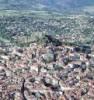 Photos aériennes de Le Puy-en-Velay (43000) - Le Centre Ville | Haute-Loire, Auvergne, France - Photo réf. 42414 - Au centre la cathdrale Notre-Dame et derrire, la statue Notre Dame de France.