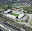 Photos aériennes de "Rhône" - Photo réf. 42468 - Le stade Gerland de L'Olympic Lyonnais et ses 44 000 places (Rhône).