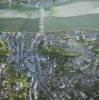 Photos aériennes de Gien (45500) - Le Centre Ville | Loiret, Centre, France - Photo réf. 42851 - Vue du centre avec le chteau et l'glise.