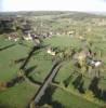 Photos aériennes de "haut" - Photo réf. 43892 - Perch  447 mtres d'altitude, le bourg est l'un des plus haut du pays charolais, et possde une glise datant du XIe-XIIe Sicle.