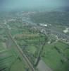 Photos aériennes de Watten (59143) - Autre vue | Nord, Nord-Pas-de-Calais, France - Photo réf. 47664 - La valle de l'Aa, avec le canal et la voie ferre.