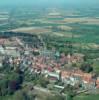 Photos aériennes de "siècle," - Photo réf. 48101 - La collgiale Notre-Dame est une glise gothique flamande, et sur la droite, l'ancienne chapelle des jsuites du XVIIe Sicle.