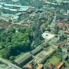 Photos aériennes de "vestiges" - Photo réf. 48503 - Quelques arcades et la partie basse de la tour (1460) constituent les vestiges de l'abbaye Saint-Bertin.
