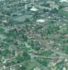 Photos aériennes de "haut" - Photo réf. 50216 - En haut de l'image, on aperçoit le groupe scolaire Jules-Ferry et le centre culturel Guy-Gambu.