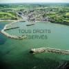 Photos aériennes de Port-en-Bessin-Huppain (14520) | Calvados, Basse-Normandie, France - Photo réf. 51168 - L'entre du port.
