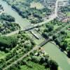 Photos aériennes de "canal" - Photo réf. 56690 - Les pniches naviguent sur le canal de la Sense.