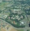 Photos aériennes de "lille" - Photo réf. 58170 - On peut voir la résidence universitaire Albert-Camus située en face de l'Ecole centrale de Lille (au centre). Sur la droite, la ligne du métro aérien et la station de métro Quatre-cantons.