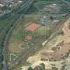 Photos aériennes de "cote" - Photo réf. 58186 - Les travaux du golf à côté de la ligne TGV.