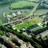 Photos aériennes de Lille (59000) - Le Quartier Bois-Blancs | Nord, Nord-Pas-de-Calais, France - Photo réf. 58493 - La piscine Marx Dormoy et le centre sportif,  droite de l'image.