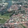 Photos aériennes de Marquette-lez-Lille (59520) - Le Quartier de L'Abbaye | Nord, Hauts-de-France, France - Photo réf. 58957 - Au bord de l'eau, les installations des Grandes Malteries.
