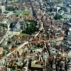 Photos aériennes de Lille (59000) - Le Vieux-Lille | Nord, Nord-Pas-de-Calais, France - Photo réf. 59185 - Sur la gauche s'lve la cathdrale Notre-Dame-de-la-Treille, construction no-gothique en cour d'achvement, et dans le prolongement, l'Hospice Comtesse.