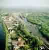 Photos aériennes de Abbeville (80100) - Les Inondations du Printemps 2001 | Somme, Picardie, France - Photo réf. 60632 - La ville a t coupe de ses liaisons ferres pendant plusieur semaines.