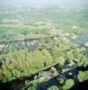 Photos aériennes de Abbeville (80100) - Les Inondations du Printemps 2001 | Somme, Picardie, France - Photo réf. 60636 - Le triste spectacle de la monte des eaux.