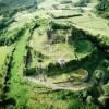 Photos aériennes de Mauzun (63160) - Le Château | Puy-de-Dôme, Auvergne, France - Photo réf. 61033 - Il subsiste 15 des 20 tours de cette forteresse des évêques de Clermont aujourd'hui gagnée par la végétation.