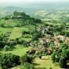 Photos aériennes de Mauzun (63160) - Autre vue | Puy-de-Dôme, Auvergne, France - Photo réf. 61037 - Le Château et le village.