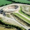 Photos aériennes de "romain" - Photo réf. 61119 - La nouvelle attraction du Grand Parc du Puy du Fou de l'année 2001 : Le Stadium Gallo-Romain.