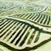Photos aériennes de "marais" - Photo réf. 61122 - Des marais salants dans la campagne près de Talmont-St Hilaire (Vendée).