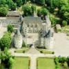 Photos aériennes de "College" - Photo réf. 61435 - Ce château Renaissance abrite le collège Saint-Joseph et le lycée horticole et forestier.