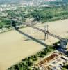 Photos aériennes de "gironde" - Photo réf. 61653 - Le pont d'Aquitaine de Bordeaux (Gironde) en 2001.