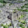 Photos aériennes de "construction" - Photo réf. 61677 - Edifice gothique renfermant différentes périodes de construction allant des XIIe au XIXe siècles.
