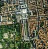 Photos aériennes de "pépinière" - Photo réf. 61685 - Le coeur de la ville avec : la place Stanislas, le parc de la pépinière et l'église St Epvre.
