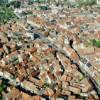 Photos aériennes de Sélestat (67600) | Bas-Rhin, Alsace, France - Photo réf. 61795 - Le centre de la ville avec la tour de l'Horloge datant du XIVè siècle.