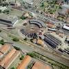 Photos aériennes de "rotonde" - Photo réf. 62661 - La rotonde de Clermont-Ferrand est toujours utilisée (Puy-de-Dôme).