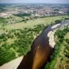 Photos aériennes de "fleuve" - Photo réf. 62676 - En arrière plan nous apercevons l'hippodrome de Moulins.