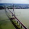 Photos aériennes de Honfleur (14600) - Le Pont de Normandie | Calvados, Basse-Normandie, France - Photo réf. 62874 - Rive droite de la Seine.