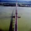 Photos aériennes de Honfleur (14600) - Le Pont de Normandie | Calvados, Basse-Normandie, France - Photo réf. 62875 - Rive droite de la Seine, dans l'axe du pont.