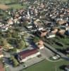 Photos aériennes de Bantzenheim (68490) - Le Centre Bourg | Haut-Rhin, Alsace, France - Photo réf. A00038
