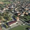 Photos aériennes de Bantzenheim (68490) - Le Centre Bourg | Haut-Rhin, Grand Est, France - Photo réf. A00038