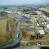 Photos aériennes de "pistes" - Photo réf. 61890 - Les pistes et les hangars.