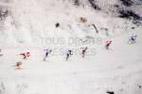 Photos aériennes de "neige" - Photo réf. 62047_26 - Les skieurs en action.