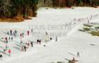Photos aériennes de "course" - Photo réf. 62047_5 - Le passage des skieurs