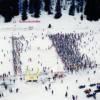 Photos aériennes de "skieur" - Photo réf. 62058 - Sur la ligne de départ.