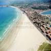 Photos aériennes de Hendaye (64700) - Hendaye-Plage | Pyrénées-Atlantiques, Aquitaine, France - Photo réf. 62129 - Le sable fin de la plage