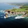 Photos aériennes de Hendaye (64700) - La Pointe Sainte-Anne | Pyrénées-Atlantiques, Aquitaine, France - Photo réf. 62131 - Face  la pointe les Deux-Jumeaux surgissent de l'Ocan.