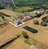 Photos aériennes de Boissy-Saint-Léger (94470) | Val-de-Marne, Ile-de-France, France - Photo réf. 62462 - En arrire plan on apercoit une piste d'entrainement pour trotteur ouverte depuis 1962.