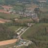 Photos aériennes de Lasseube (64290) - Autre vue | Pyrénées-Atlantiques, Aquitaine, France - Photo réf. A01528 - Le camping et la caserne des pompiers sur la route de Belair.
